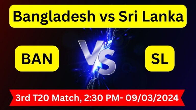 BAN vs SL 3rd T20 Match Dream11 Prediction